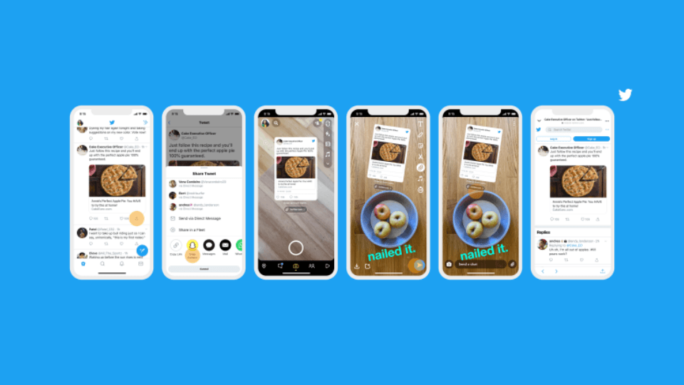 Twitter yeni  Snapchat entegrasyonunu tanıttı