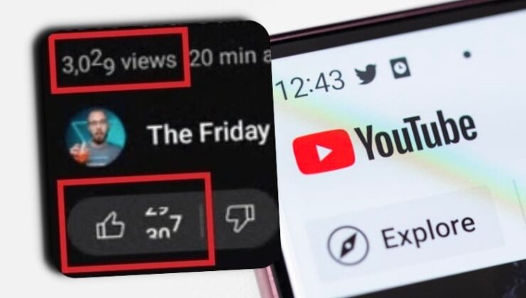 YouTube Artık İzlenme ve Beğeni Sayılarını Gerçek Vakitli Olarak Gösterecek