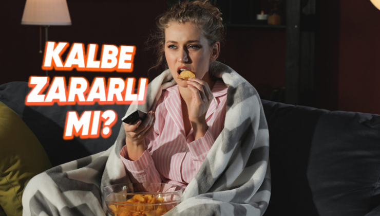 Gece Yarısı Yemek Yemek Midenin Yanı Sıra Kalbe de Ziyan Verebilir mi?