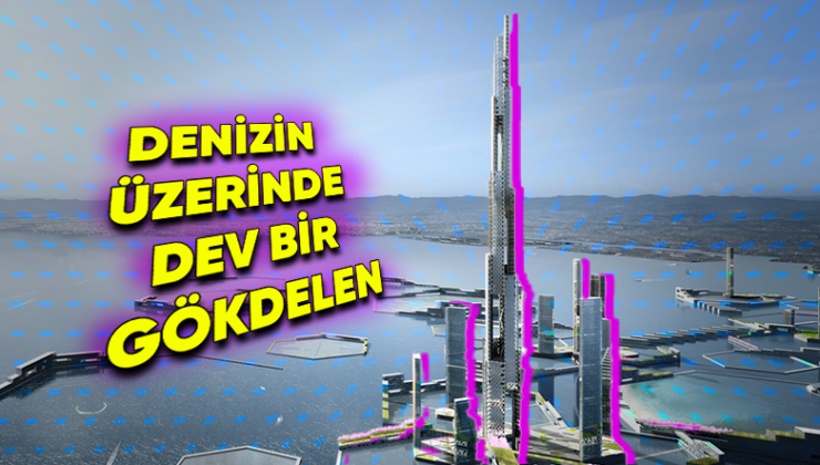 Japonya’nın 2045 Vizyonu Kapsamında İnşa Edeceği Denizin Üzerinde Yer Alan Devasa Gökdelen: Sky Mile Tower