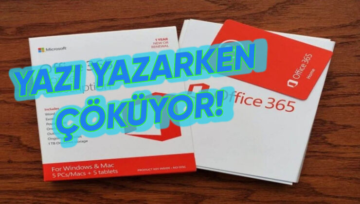 Microsoft, Office Uygulamalarının Yazı Yazarken Çökebildiğini Kabul Etti