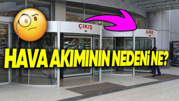 Alışveriş Merkezlerinin Giriş Kapısında Yüzümüze Çarpan Güçlü Hava Akımının Temel Sebebi Bakın Neymiş!