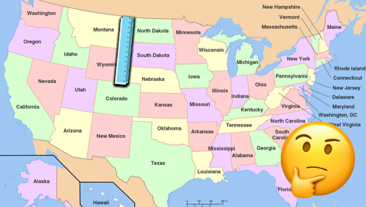 ABD Eyaletlerinin Sonları Neden Kimi Ülke Sonlarının Tersine Cetvelle Çizilmiş Üzere Dümdüzdür?
