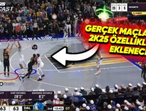 Gerçek NBA Maçları, NBA 2K25 ile Birleşiyor: Maç Yayınları Oyundaymış Üzere İzlenebilecek!