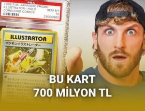 YouTuber Logan Paul’un 28 Yıllık Kartı Pokémon Kartı 16,49 Milyon Dolara Satıldı
